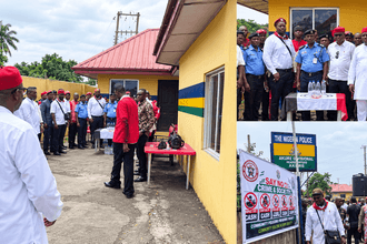 Cultists Reportedly Renovate a Police Station in Rivers State, Nigeria.