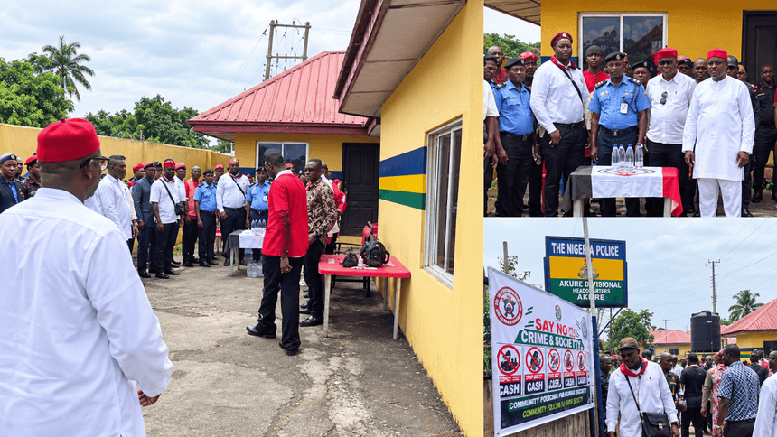 Cultists Reportedly Renovate a Police Station in Rivers State, Nigeria.