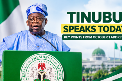 Tinubu Independence Day Speech 2026: Key Points From October 1 Broadcast