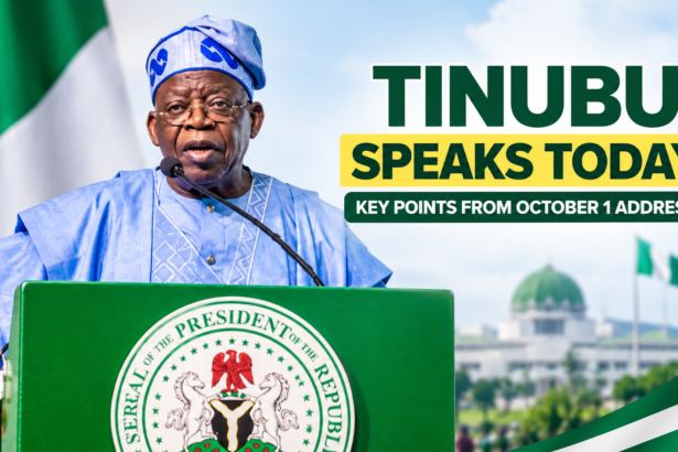 Tinubu Independence Day Speech 2026: Key Points From October 1 Broadcast