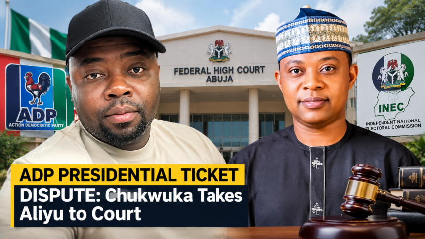ADP Presidential Ticket Dispute: Chukwuka Takes Aliyu to Court Over 2027 Elections