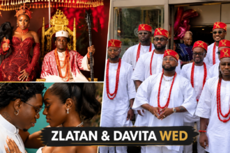Zlatan Ibile, Davita Wed in Traditional Ceremony