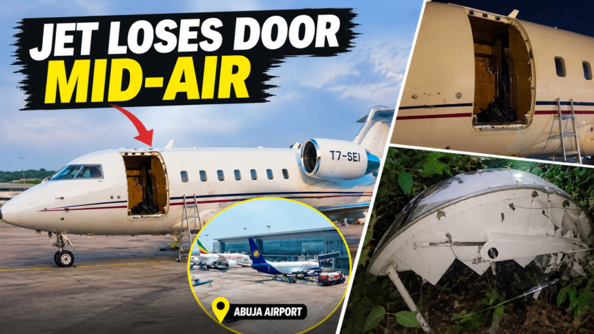 Private Jet Loses Door Mid-air, Lands In Abuja