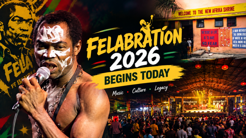Fela Lives: Felabration 2026 Opens in Lagos Today