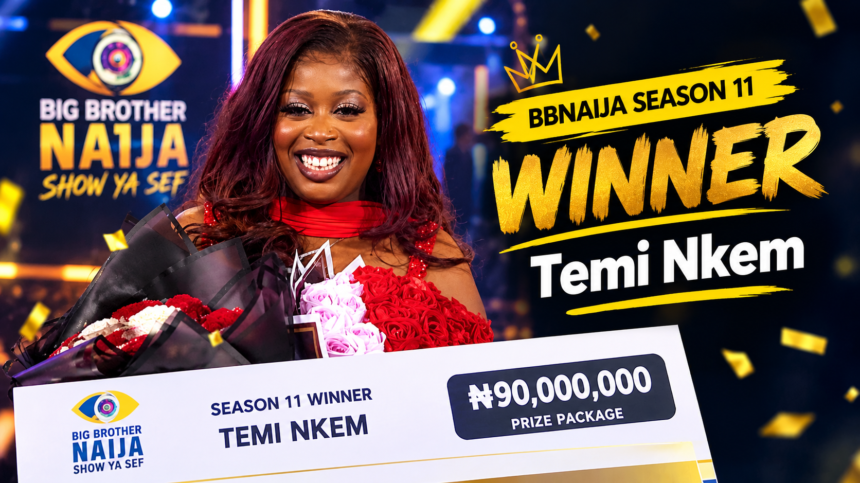 BBNaija Season 11 Winner: How Temi Nkem Won With 25.87%