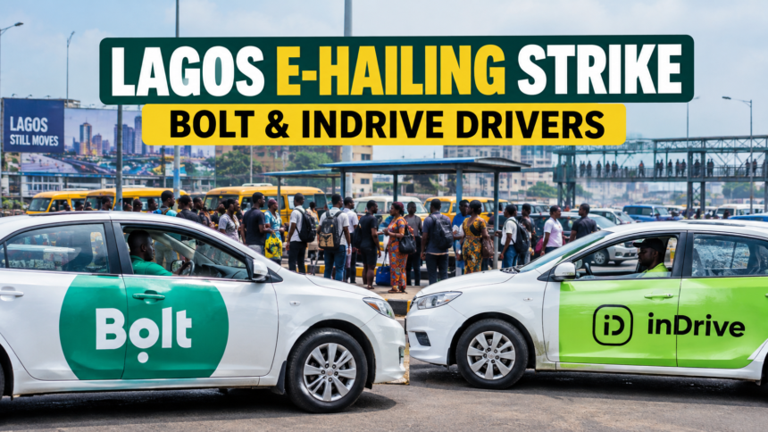 No Bolt, No inDrive: Lagos E-Hailing Drivers Begin Indefinite Strike