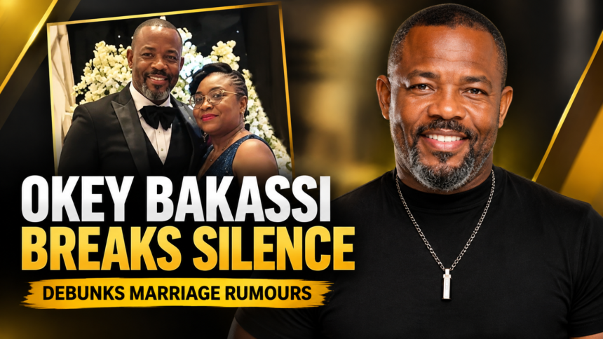Okey Bakassi Denies Divorce Rumours, Says Marriage To Wife Intact After 25 Years