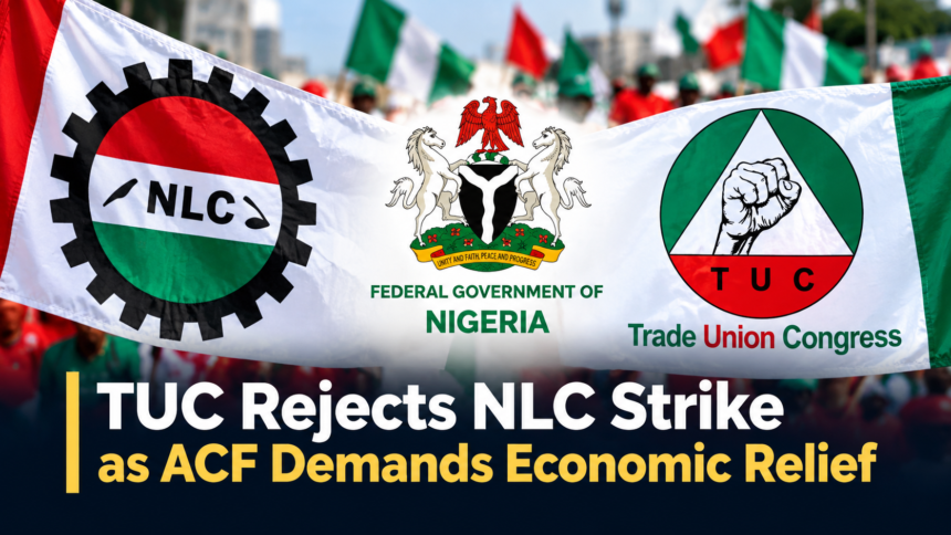 TUC Rejects NLC Strike as ACF Demands Economic Relief