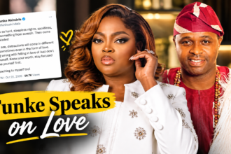 Funke Akindele Passes Message on Love and Career Amid Femi Adebayo Rumours