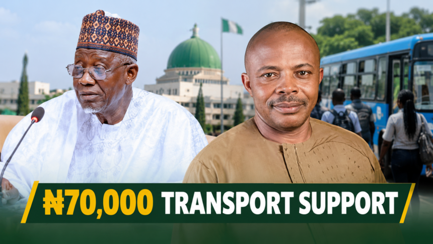 FG Approves 6-Month ₦70,000 Transport Support for Workers