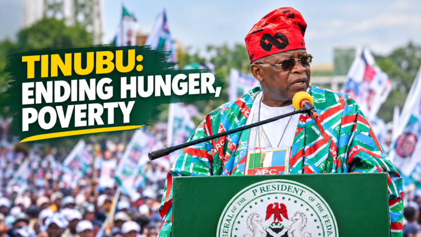 Tinubu Blames Opposition for Hunger and Poverty in Nigeria