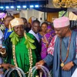 RETIRED DEPUTY INSPECTOR-GENERAL OF POLICE, ALH. CHIEF ADEOLA ADELEKE ADENIJI, INSTALLED AS THE AARE BOBAJIRO OF OSOSA LAND, OGUN STATE