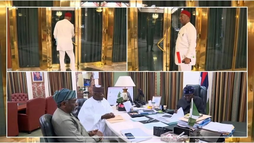 Meeting With Tinubu: Truth Behind Viral Video of Uzodinma Being Locked Out